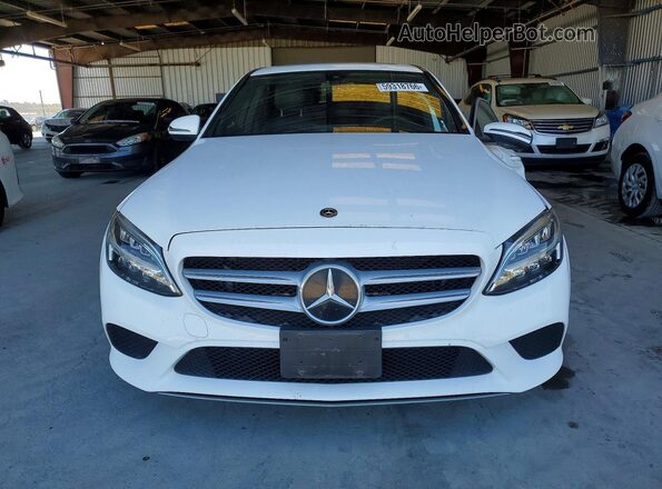 W1KWF8DB0MR650439 2021 MERCEDES-BENZ C White Front view