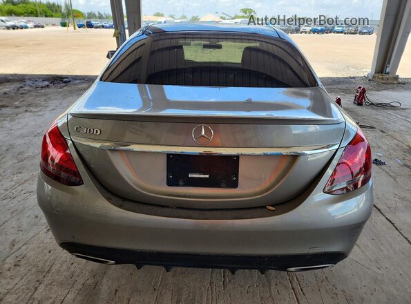 W1KWF8DB1MR604134 2021 MERCEDES-BENZ C Серебряный Вид сзади