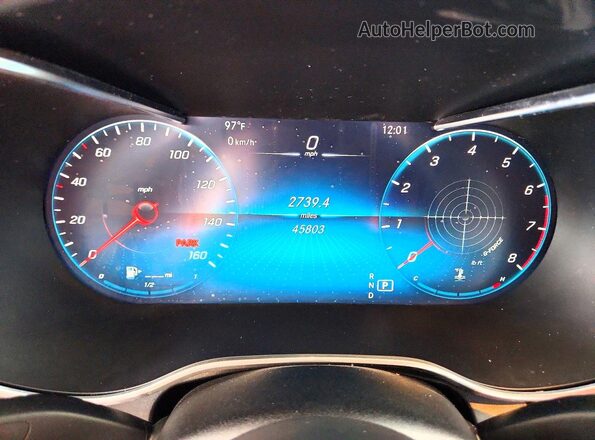 W1KWF8DB1MR604134 2021 MERCEDES-BENZ C Серебряный Вид щитка приборов