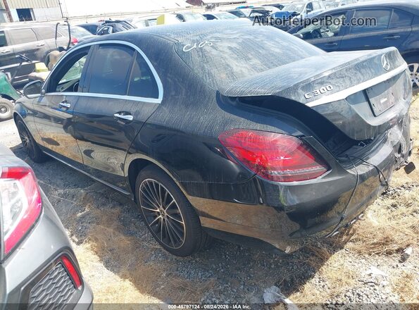 W1KWF8DB1MR636291 2021 MERCEDES-BENZ C-CLASS Black Tył lewy
