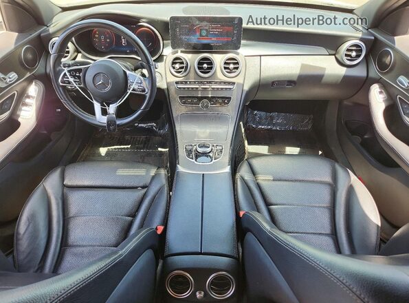 W1KWF8DB2LR588847 2020 MERCEDES-BENZ C White Dashboard view