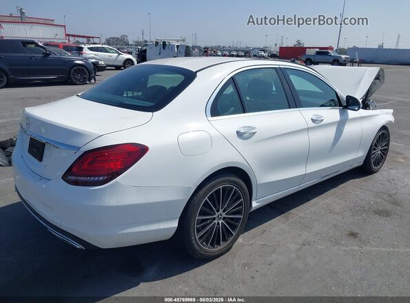 W1KWF8DB2MR607057 2021 MERCEDES-BENZ C-CLASS White Tył prawy