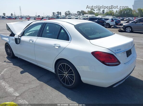 W1KWF8DB2MR607057 2021 MERCEDES-BENZ C-CLASS White Tył lewy