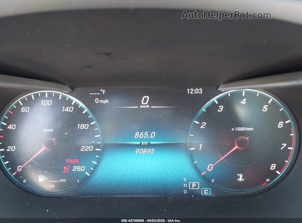 W1KWF8DB2MR607057 2021 MERCEDES-BENZ C-CLASS White Widok tylnych siedzeń