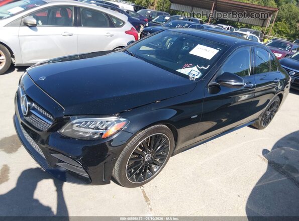 W1KWF8DB2MR614073 2021 MERCEDES-BENZ C-CLASS Black Front left