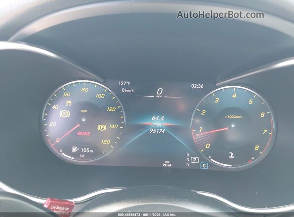 W1KWF8DB2MR614073 2021 MERCEDES-BENZ C-CLASS Black Rear seats view