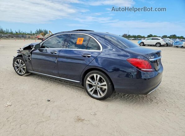 W1KWF8DB3LR601475 2020 MERCEDES-BENZ C Blue Trasero izquierdo