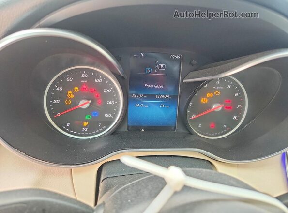 W1KWF8DB3LR601475 2020 MERCEDES-BENZ C Blue Vista del cuadro de instrumentos