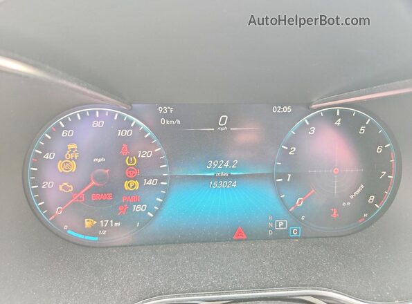 W1KWF8DB5MR620501 2021 MERCEDES-BENZ C-CLASS Серый Вид задних сидений