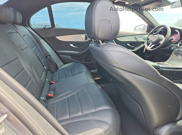 W1KWF8DB5MR620501 2021 MERCEDES-BENZ C-CLASS Серый Вид задней части салона