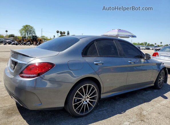 W1KWF8DB6MR607496 2021 MERCEDES-BENZ C Gray Trasero derecho