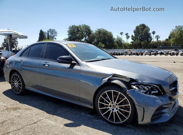 W1KWF8DB6MR607496 2021 MERCEDES-BENZ C Gray Delantero derecho