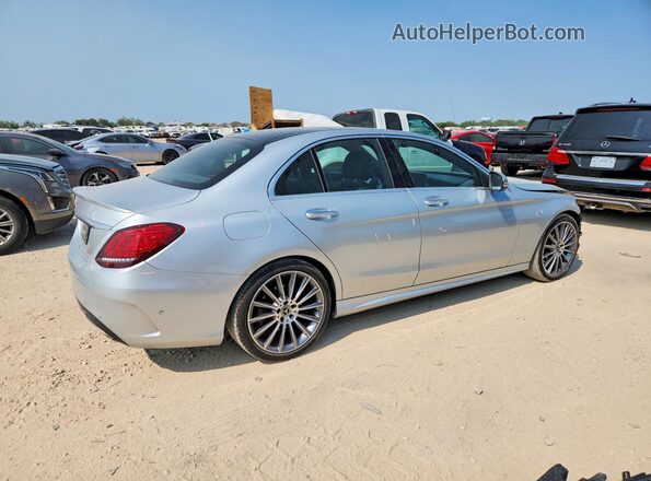 W1KWF8DB6MR632477 2021 MERCEDES-BENZ C Серебряный Задняя правая четверть