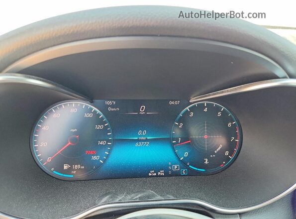 W1KWF8DB6MR632477 2021 MERCEDES-BENZ C Серебряный Вид щитка приборов
