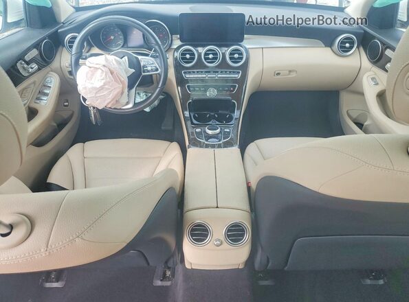 W1KWF8DB7LR598368 2020 MERCEDES-BENZ C White Vista del salpicadero