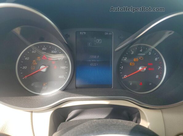 W1KWF8DB7LR598368 2020 MERCEDES-BENZ C White Vista del cuadro de instrumentos