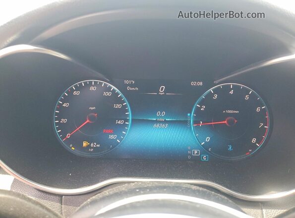 W1KWF8DB7MR640023 2021 MERCEDES-BENZ C Gray Widok zestawu wskaźników