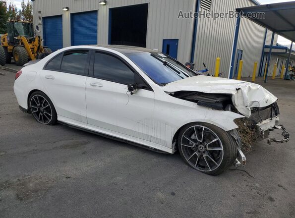 W1KWF8DB8MR606852 2021 MERCEDES-BENZ C White წინა მარჯვენა