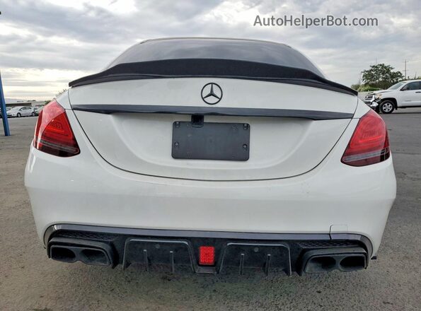 W1KWF8DB8MR606852 2021 MERCEDES-BENZ C White უკანა ხედი