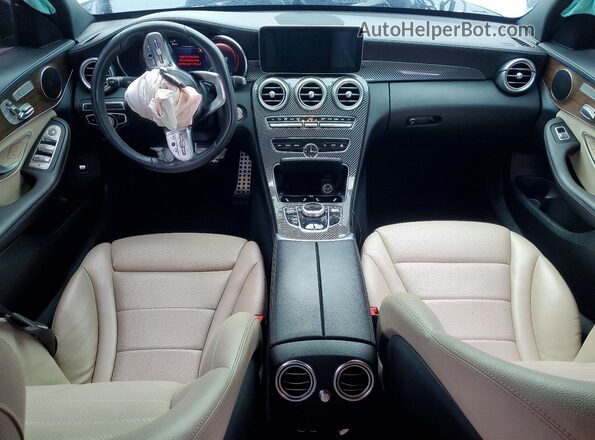 W1KWF8DB8MR606852 2021 MERCEDES-BENZ C White წინა პანელის ხედი
