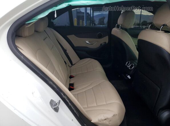 W1KWF8DB8MR606852 2021 MERCEDES-BENZ C White უკანა სავარძლების ხედი