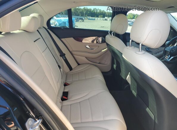 W1KWF8DB9LR591793 2020 MERCEDES-BENZ C Black Rear seats view