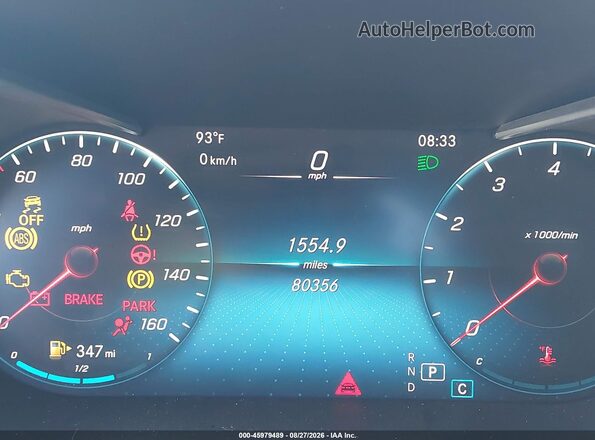 W1KWF8DB9MR622087 2021 MERCEDES-BENZ C-CLASS Белый Вид задних сидений