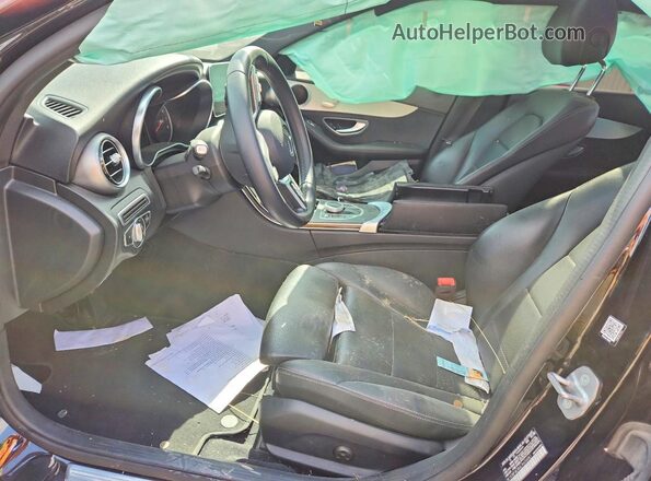 W1KWF8DBXLR600081 2020 MERCEDES-BENZ C Black Widok wnętrza z przodu