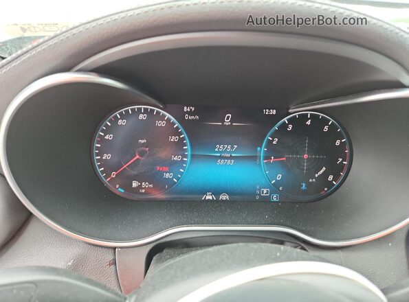 W1KWF8DBXMR632823 2021 MERCEDES-BENZ C Black Vista del cuadro de instrumentos