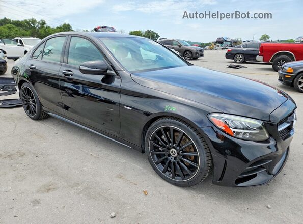 W1KWF8DBXMR644793 2021 MERCEDES-BENZ C Black წინა მარჯვენა