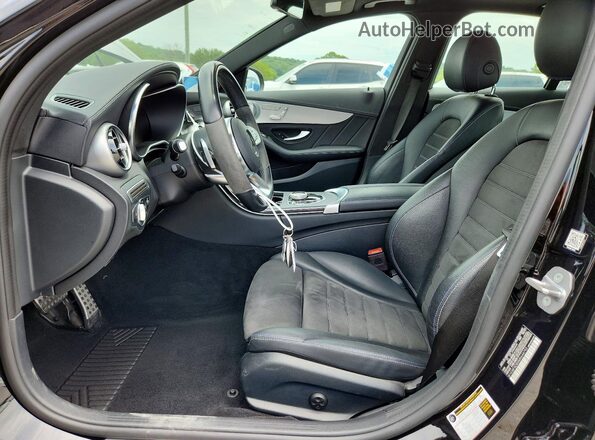W1KWF8DBXMR644793 2021 MERCEDES-BENZ C Black წინა სალონის ხედი