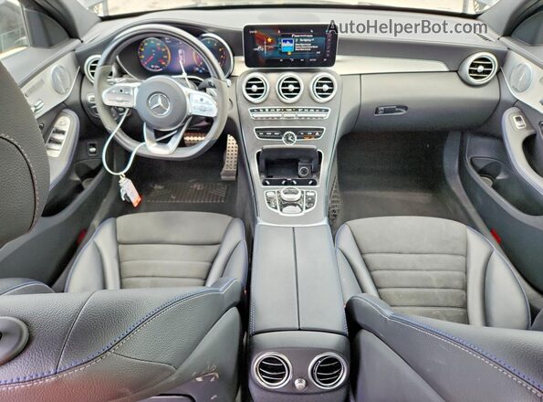 W1KWF8DBXMR644793 2021 MERCEDES-BENZ C Black წინა პანელის ხედი