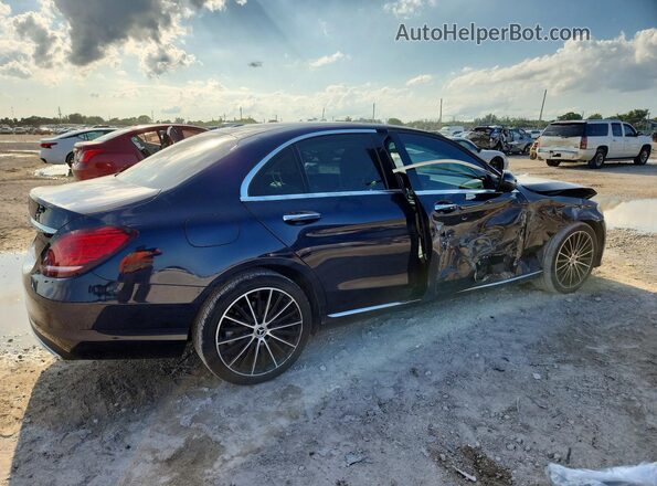 W1KWF8DBXMR653008 2021 MERCEDES-BENZ C Blue Trasero derecho