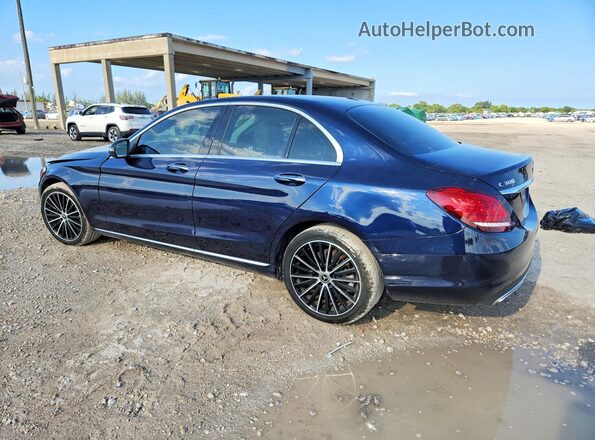W1KWF8DBXMR653008 2021 MERCEDES-BENZ C Blue Trasero izquierdo