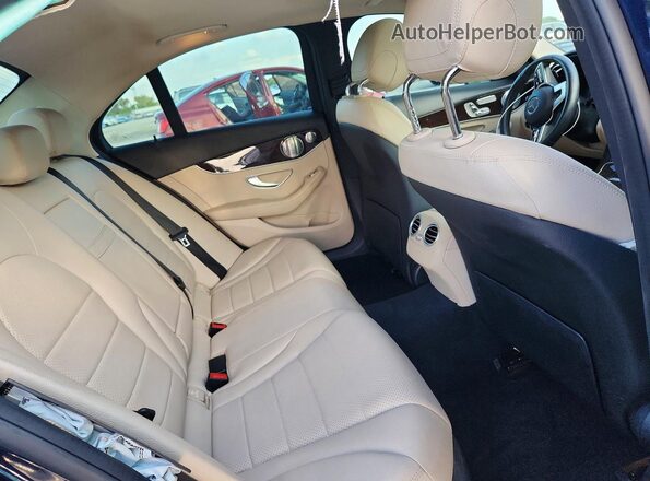 W1KWF8DBXMR653008 2021 MERCEDES-BENZ C Blue Vista de los asientos traseros