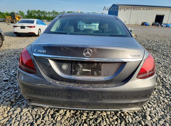 W1KWF8EB0LR589106 2020 MERCEDES-BENZ C Gray უკანა ხედი