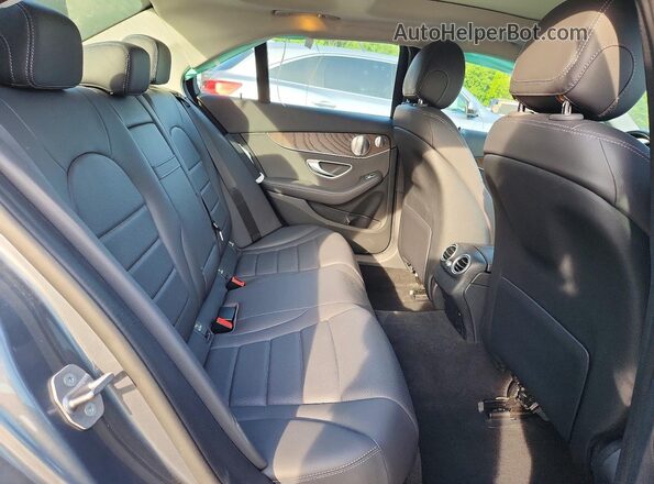 W1KWF8EB0LR589106 2020 MERCEDES-BENZ C Gray უკანა სავარძლების ხედი