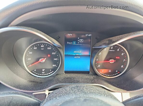 W1KWF8EB0LR589106 2020 MERCEDES-BENZ C Gray ხელსაწყოთა პანელის ხედი