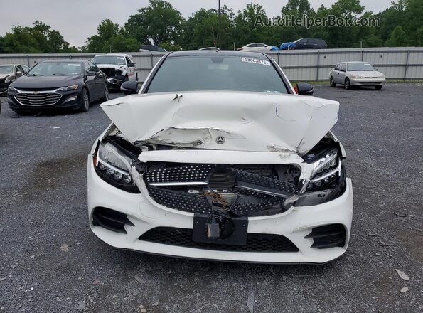 W1KWF8EB0MR612949 2021 MERCEDES-BENZ C Белый Вид спереди