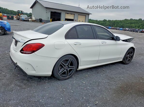 W1KWF8EB0MR612949 2021 MERCEDES-BENZ C Белый Задняя правая четверть
