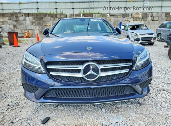W1KWF8EB0MR615317 2021 MERCEDES-BENZ C Blue Front view