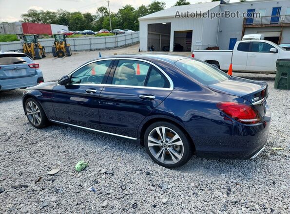 W1KWF8EB0MR615317 2021 MERCEDES-BENZ C Blue Rear left