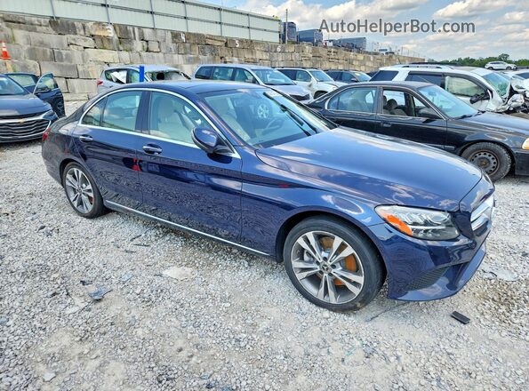 W1KWF8EB0MR615317 2021 MERCEDES-BENZ C Blue Front right