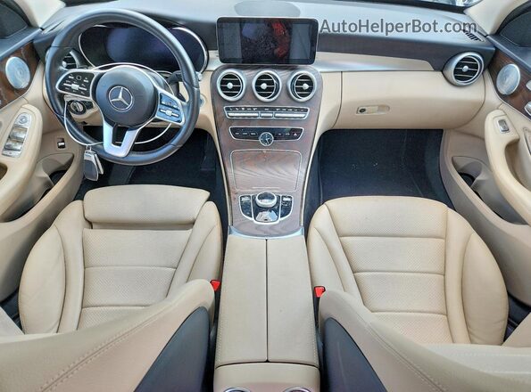 W1KWF8EB0MR615317 2021 MERCEDES-BENZ C Blue Dashboard view