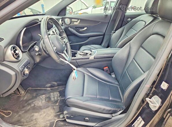 W1KWF8EB1MR651579 2021 MERCEDES-BENZ C Black წინა სალონის ხედი
