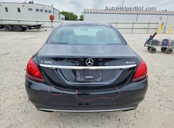 W1KWF8EB1MR651579 2021 MERCEDES-BENZ C Black უკანა ხედი
