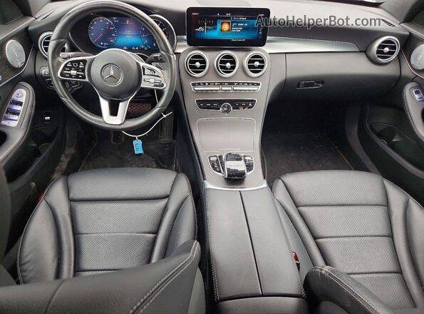 W1KWF8EB1MR651579 2021 MERCEDES-BENZ C Black წინა პანელის ხედი
