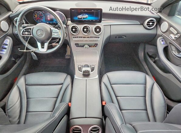 W1KWF8EB3MR623623 2021 MERCEDES-BENZ C Silver Widok deski rozdzielczej