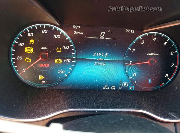 W1KWF8EB4MR629267 2021 MERCEDES-BENZ C Gray Instrument cluster view
