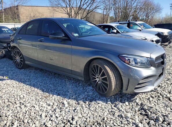 W1KWF8EB4MR629267 2021 MERCEDES-BENZ C Gray Front right
